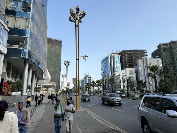 アディス・アベバの街の様子